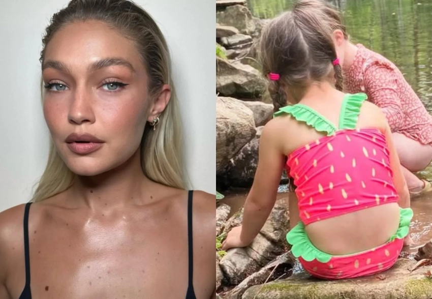 Джиджи Хадид опубликовала редкие фото с дочерью