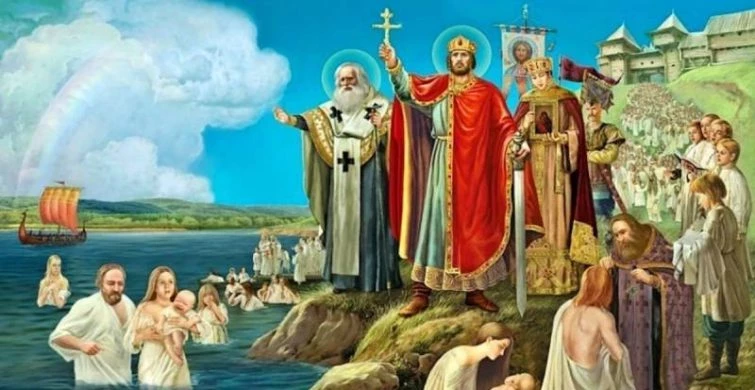Красивые поздравления и открытки в День крещения Руси, отмечаемый 28 июля 2025 года