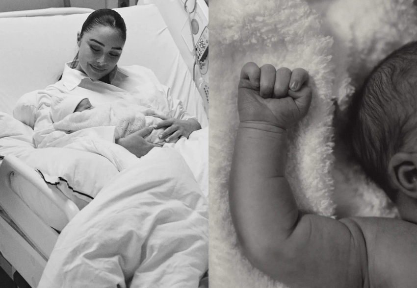 Бывшая "мисс Вселенная" Оливия Калпо впервые стала мамой