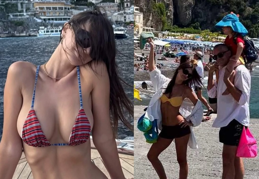 Эмили Ратаковски показала, как отдыхает в Италии с сыном и бойфрендом