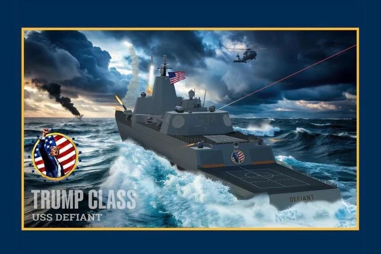 В США анонсировали создание нового класса военных кораблей с названием «Трамп»