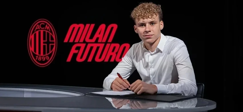 Винсент Ибрагимович подписал первый профессиональный контракт с "Миланом"