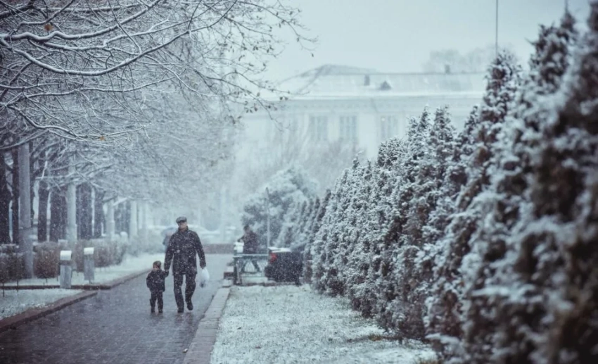 Бишкек накроют снег и морозы до -15