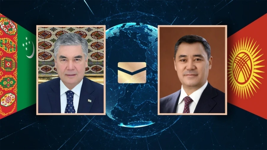 Гурбангулы Бердымухамедов поздравил Садыра Жапарова и кыргызстанцев с Новым годом