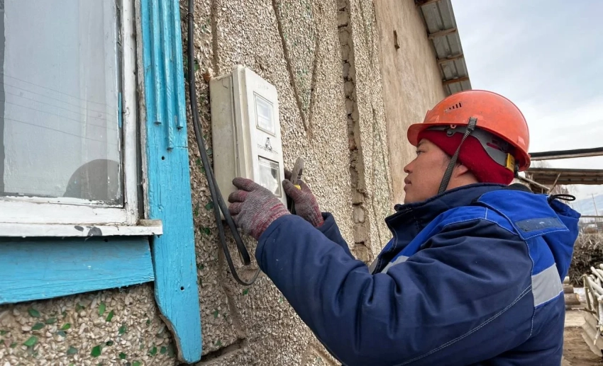 В Таласской области установили 35 600 «умных» счетчиков