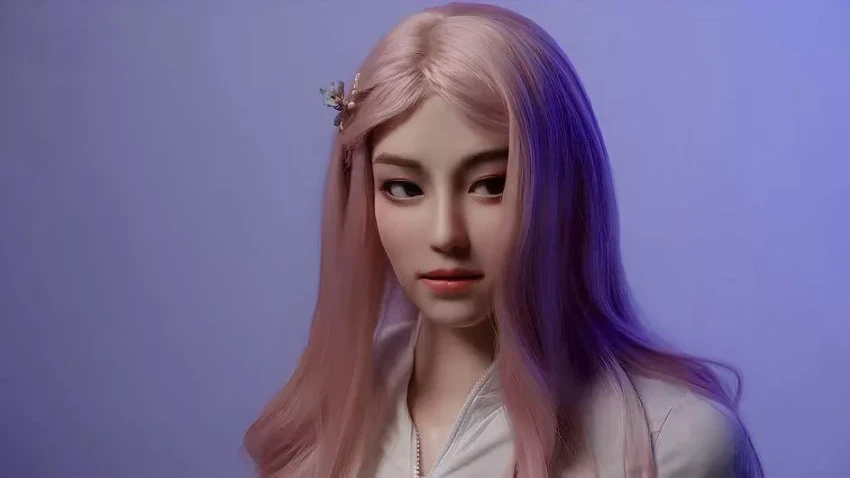 В Китае создали робота-женщину с мимикой и человеческой температурой тела