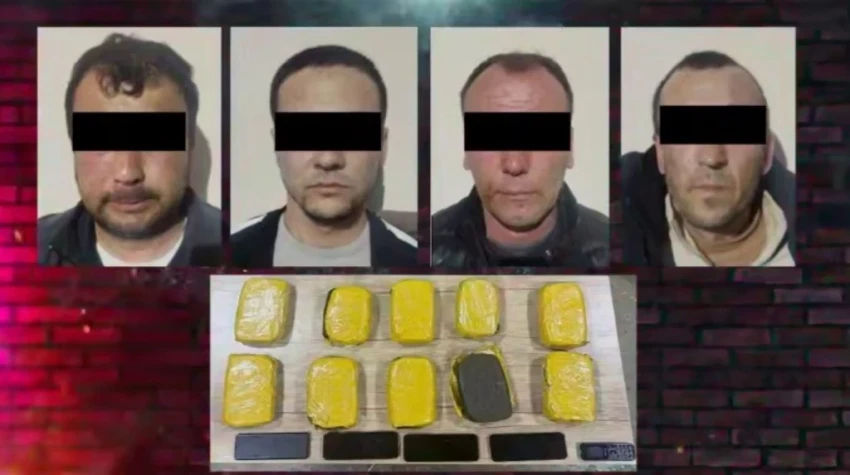 Узбекские спецслужбы перехватили большую партию наркотиков на границе с КР